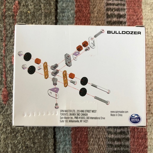 Erector Set by Meccano 26 Parts+Tools Bulldozer - Picture 2 of 8